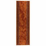 vidaXL - Tapijtloper FLORNES Geweven Oranje Diamanten 80 x 150 cm PP