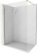 Mexen Kioto-X paroi de douche Walk-in 150 x 200 cm, transparent 10 mm, or