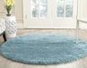 SAFAVIEH Milan Shag Collection Waterblauw 91 x 91 cm