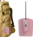 Coffre-fort portable sans marque - Valise de voyage - Serrure à combinaison - Rose