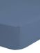 Good Morning Lits jumeaux 180x220 cm Blauw Katoen Jersey Hoeslaken