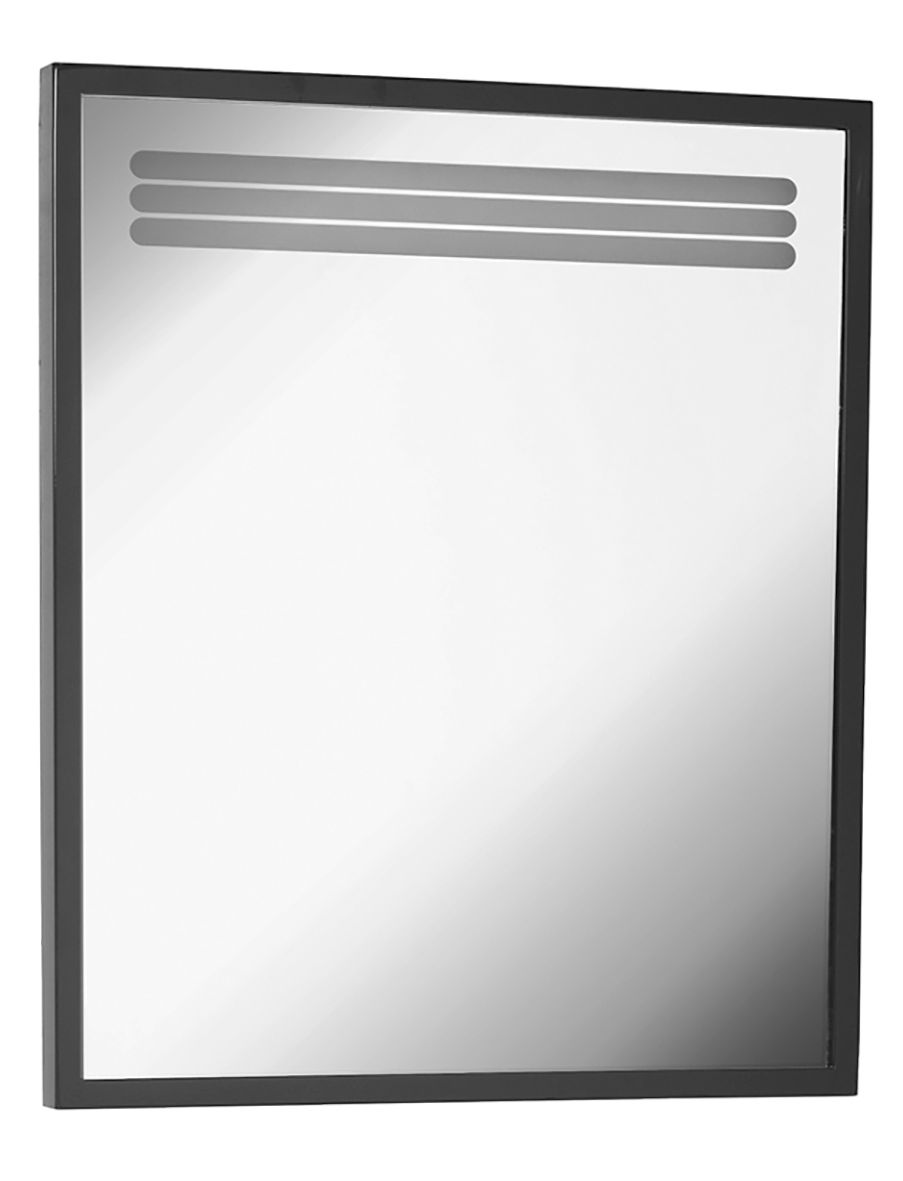 Creavit Arya Spiegel met LED Verlichting - 70x90 Zwart