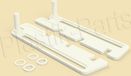 plastik-parts Mea Mealon Mealuxit Kipraam schuiframen, raamonderdeel set, lengte 197mm