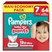 Pampers Baby-Dry Pants Maat 7, 64 Luierbroekjes, 15kg+ | 360° Bescherming Tegen Lekken, Dag En Nacht