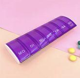 New Age Devi - Pillendoosje met 7 compartimenten voor 1 week - paars