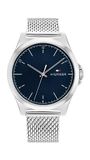 Tommy Hilfiger NORRIS Herenhorloge, analoog, Zilver/Blauw, armband