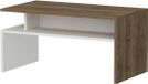 homemaniac Homemania Salontafel Ada 90x50x43 cm wit en walnootkleurig