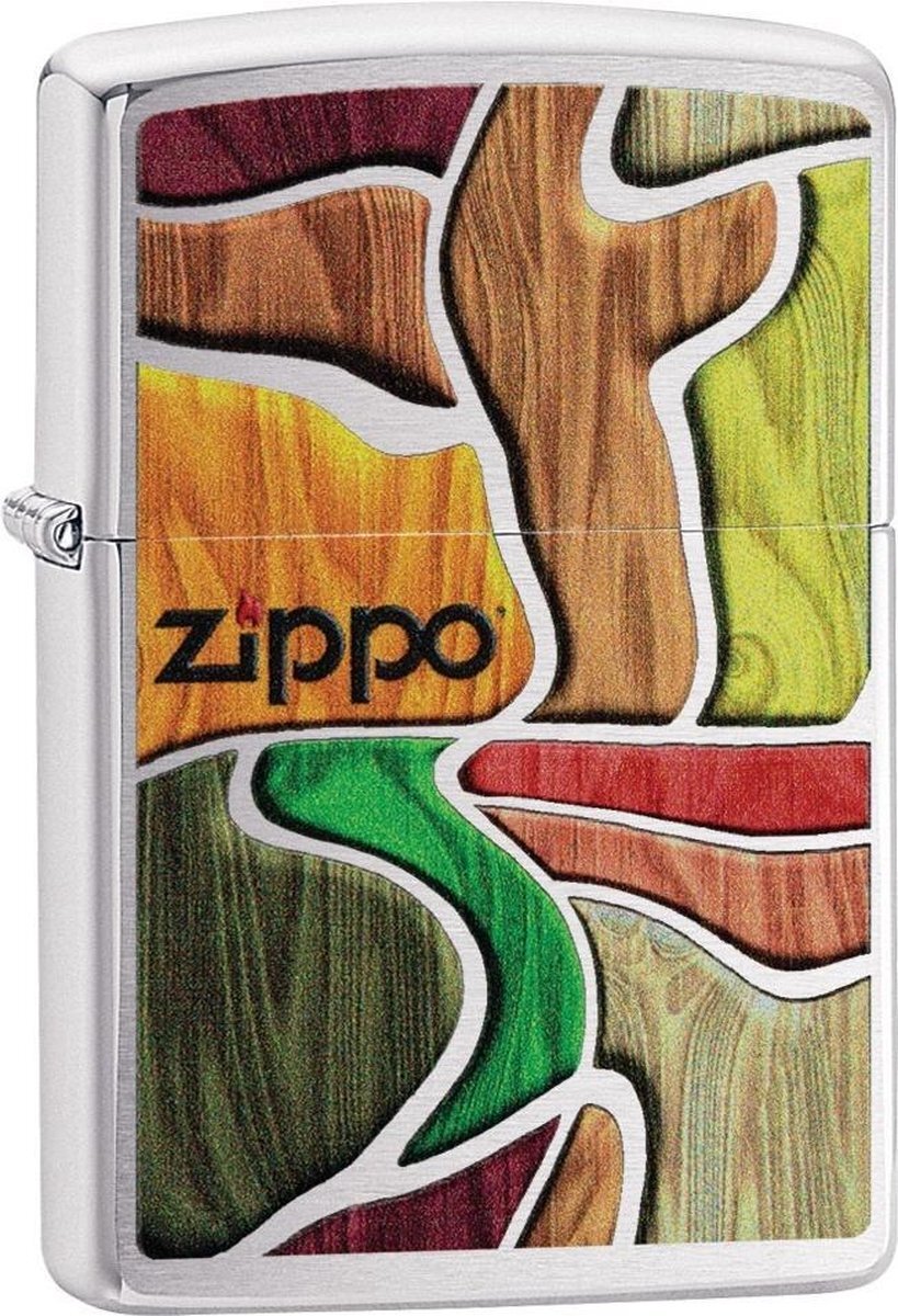Zippo Aansteker Colorful Wood Design