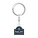 PSG Sleutelhanger Park Street Plate, metaal, 18 x 8,4 x 1,5 cm, Blauw