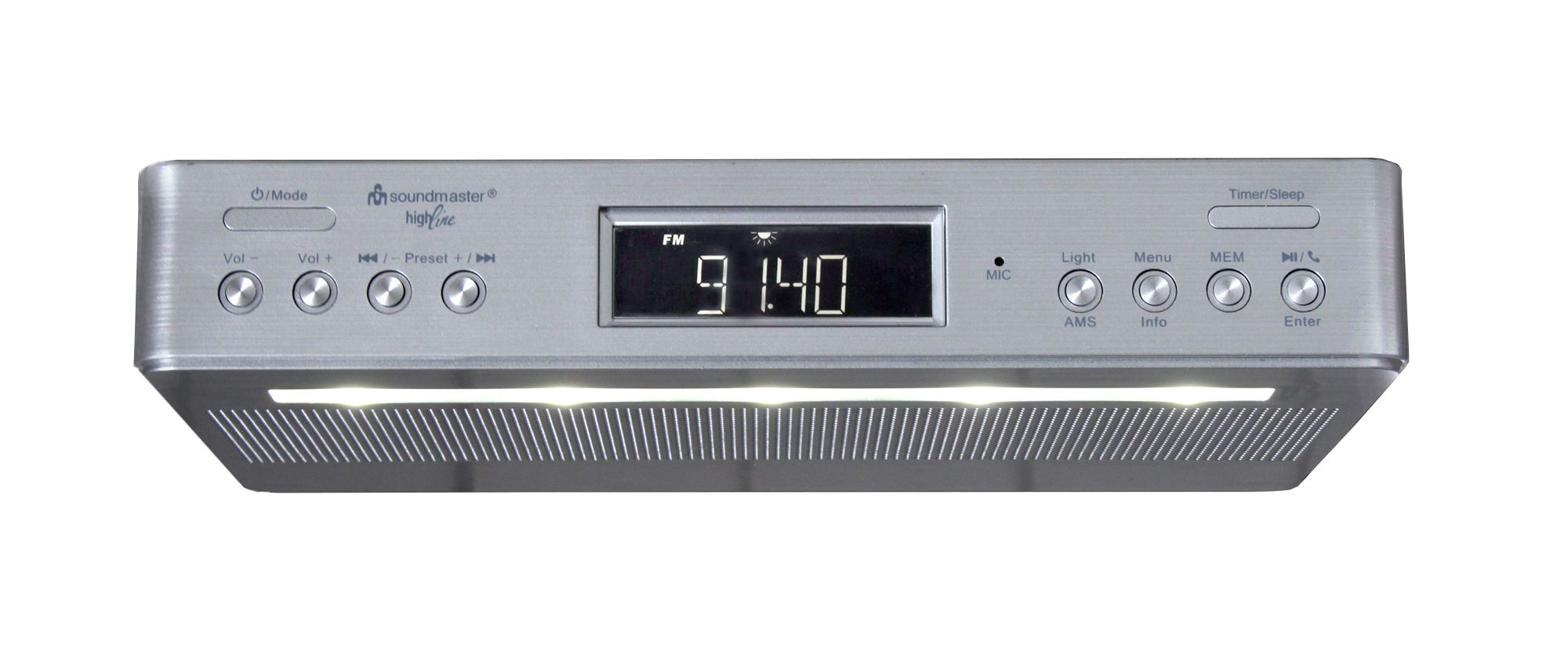 Soundmaster UR2045SI Personal Radio - DAB+/FM, Bluetooth, Silver