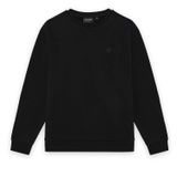 Lyle &amp; Scott Lyle & Scott Heavy Weight Drop Shoulder Crew Neck Truien & Vesten Jongens - Sweater - Hoodie - Vest - Zwart - Maat 140/146