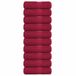 vidaXL Washandjes FROGN 10 st 30x30 cm 360 g/m² bordeaux