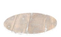 HBX natural living Plateau steiger grey wash Ø38xH3cm