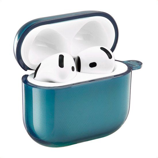 imoshion Neon Case - Hoesje geschikt voor AirPods 4 - Donkerblauw