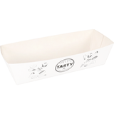 Klika Bak Karton + kleicoating A5 TASTY snackbak 105x33x30mm wit 400 stuks