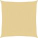 vidaXL Zonnezeil 3x3 m 100% polyester oxford zandkleurig