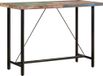 Maison Exclusive Table de bar, 150x70x107 cm, bois recyclé massif et fer