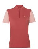 VAUDE Women's Matera HZ Tricot Fietskleding Dames Sporttrui Brick Maat 36