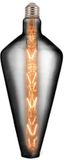 BES LED LED Lamp - Design - Panaro - E27 Fitting - Titanium - 8W - Warm Wit 2400K