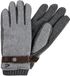 camel active Brei handschoenen met fleece voering - Maat L - Donkergrijs