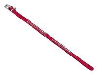 Nobby Halsband "Crystal" enkele rij rood 32 cm (23-28 cm); 12/14 mm