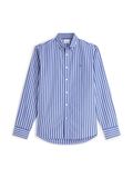 Tommy Hilfiger Heren Lange Mouwen Shirt Katoen Blauw/Wit S