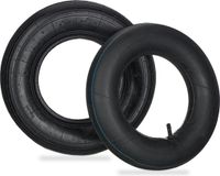 Merkloos Relaxdays kruiwagenband met binnenband - set van 2 - 4.00-8'' - luchtband - tot 125 kg