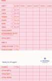 A-Journal A-Yatzy scoreblok navulling - Roze rood