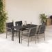Prolenta Maison Exclusive Tuinset 5-delig Lichtgrijs Rotan Inclusief Kussens