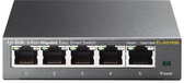 TP-Link TL-SG105E - 5-poorts Gigabit Ethernet Smart Managed Switch - Zwart