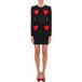 Moschino Blouson en gabardine stretch Cœurs Gonflables Noir Taille : 36