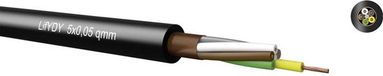 Kabeltronik LifYDY Stuurstroomkabel 8 x 0.10 mm² Noir 340801000-1 per meter