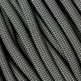Knivesandtools 550 paracord type III, charcoal grey, 100 ft