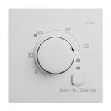LEGRAND, SEANO deksel voor tijdschakelaar 2-120 minuten, thermoplast, halogeenvrij, IP20, IK04, ultrawit, 765136