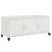 vidaXL TV-meubel - 100.5x39x43.5 cm - Staal - Wit