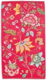 Pip Studio Pip Flowers strandlaken rood 100 x 180 cm