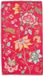 Pip Studio Pip Flowers strandlaken rood 100 x 180 cm