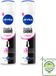 NIVEA Invisible Black & White Clear Vaporisateur Antitranspirant 150 ml - Grote verpakking - 2 stuks