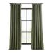 HPD Signature Gordijnen, fluweel, thermische verduisteringsgordijnen, voor woonkamer, 274 cm lang (1 paneel), roedezak, isolerend, raamgordijnen, 127 x 274 cm (b x l), groen (Hunter Green)