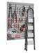 VEVOR Gereedschapswand 1230x1235x20mm PVC Grijze Garage Slat Wand 136kg per Paneel