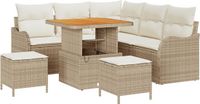 vidaXL Tuinbank Beige/ Crèmewit