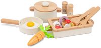 Woet® Houten Pannenset met Ovenschaal Wit