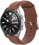 By Qubix Qubix - Classic Leren Bandje voor Garmin Vivoactive 4 / 4L - Bruin - 22mm