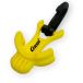 Cressi Spa Clip Octopus Holder Support Jaune, Noir Jaune, Noir Taille Unique