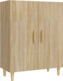 vidaXL Dressoir Sonoma eikenhout 70x34x90 cm