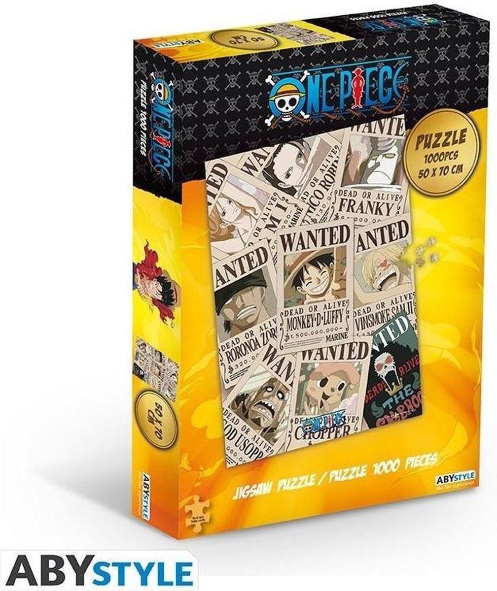 Abystyle ONE PIECE - Jigsaw Puzzle 1000 pieces - Wanted