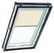 Store de toit ouvrant, modèle 054/118, couleur beige, aluminium/fibre de verre, rails argentés