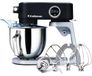 Robot pâtissier - 8 vitesses - Avec fonction minuteur - Noir - Bol Inox 5 L
