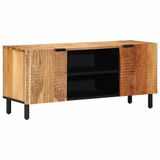 vidaXL TV-kast 105x33x46 cm massief acaciahout naturel