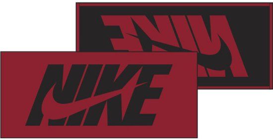 Nike Sporthanddoek - Jacquard Towel - Rood/Zwart - 35x80cm